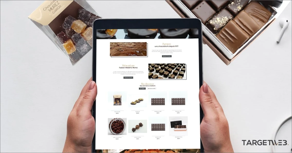 Catalogue Chocolaterie Murez sur tablette