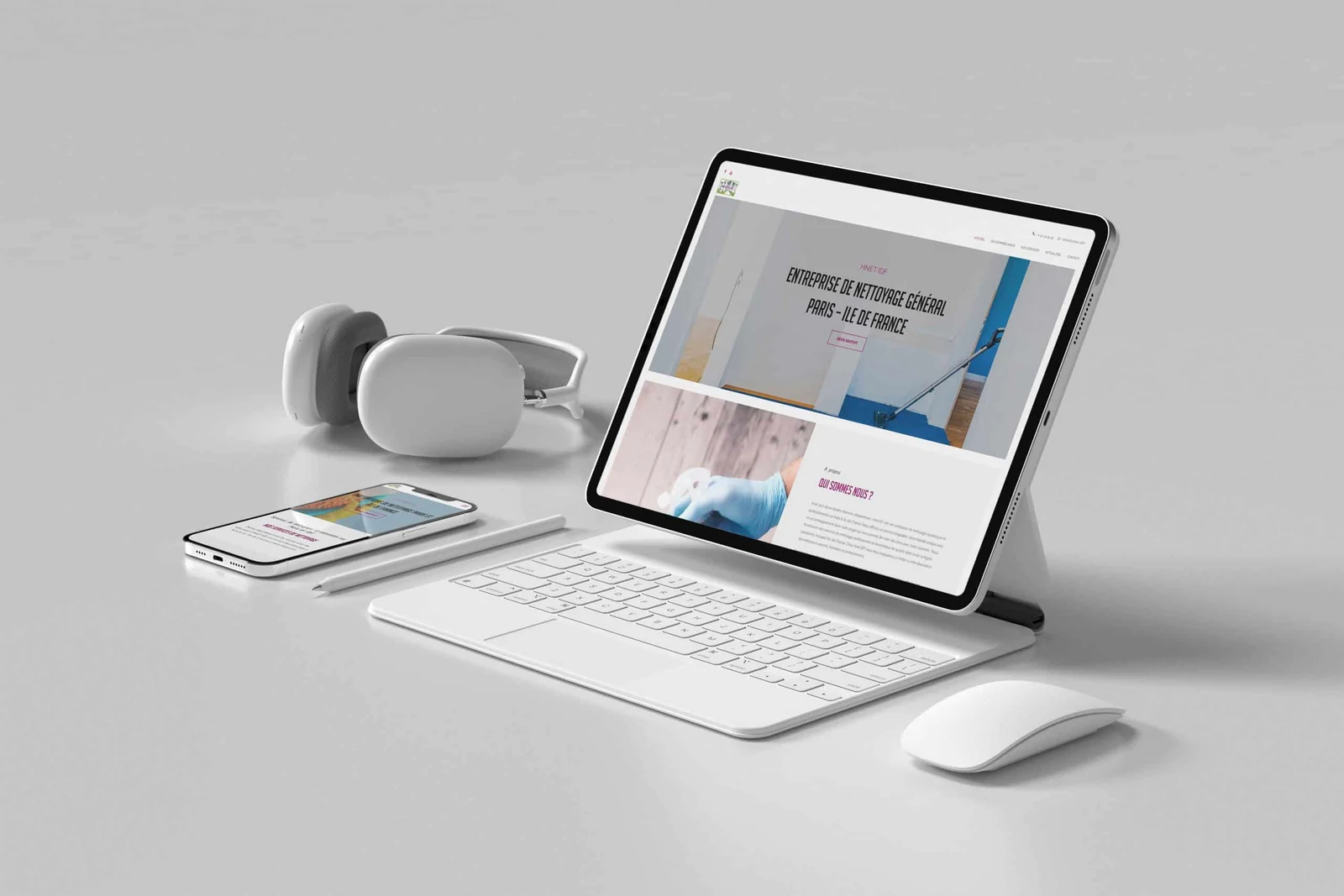 Site H-NET IDF sur ordinateur portable