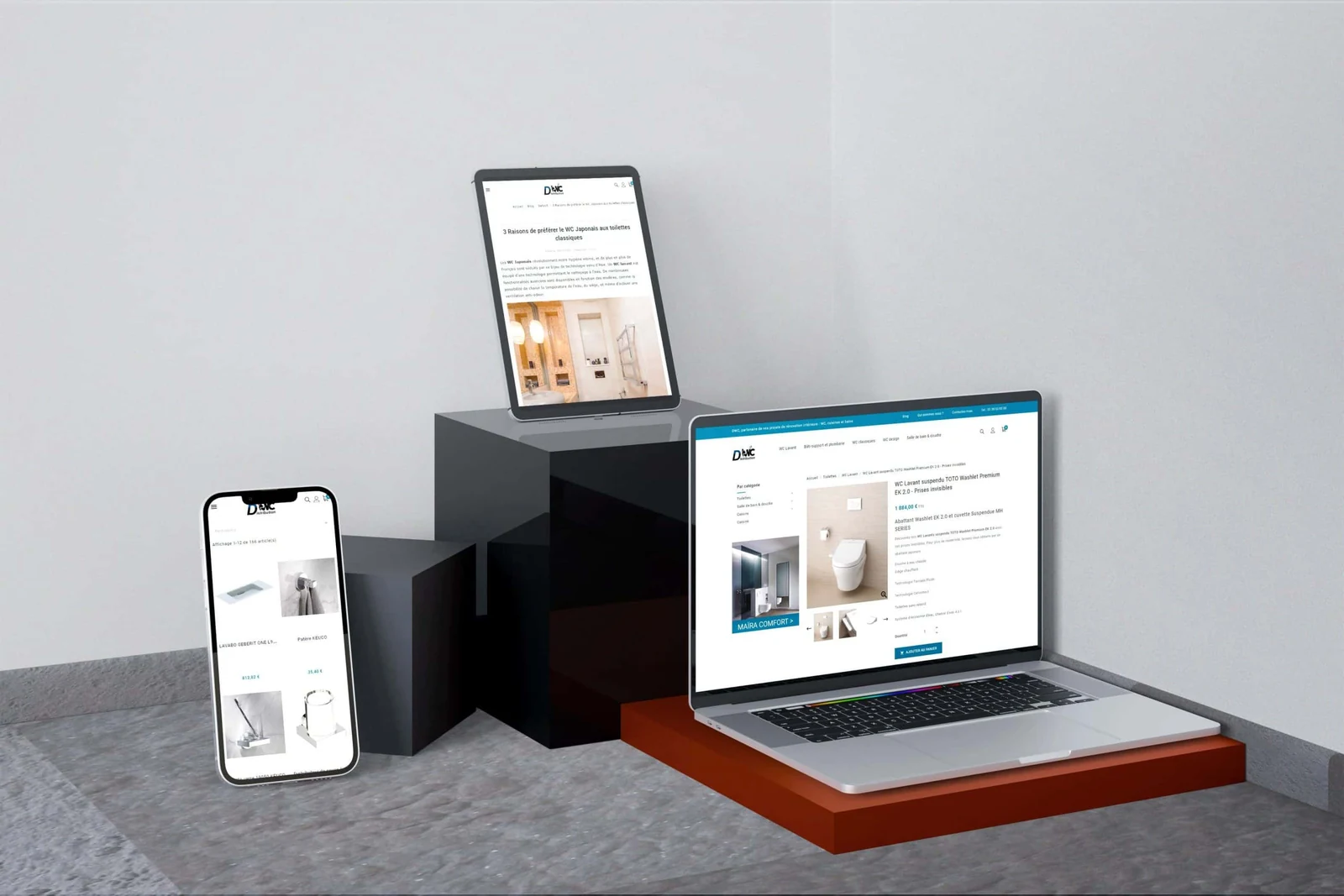 Catalogue DWC Distribution sur tablette et ordinateur