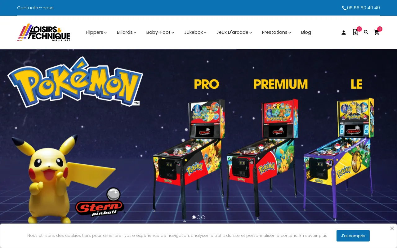 Page d’accueil du site Loisirs et Technique