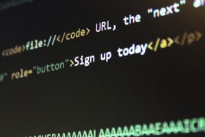 Code avec écrit - sign-up today