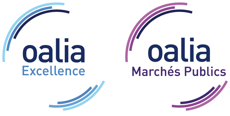 Logos Oalia Excellence et Oalia Marchés Publics