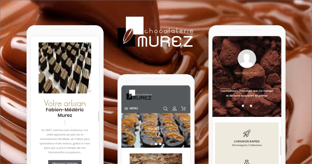 Site Web - Chocolaterie Murez