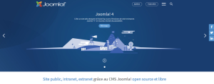 HomePage du site Joomla