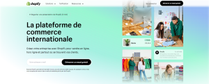 CMS Populaires - HomePage du site Shopify
